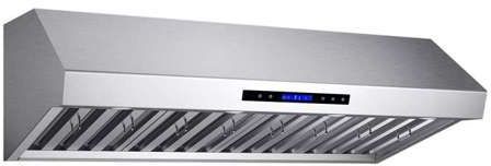 FORNO® Palazzo Alta Qualita 48" Stainless Steel Wall Mounted Range Hood-1