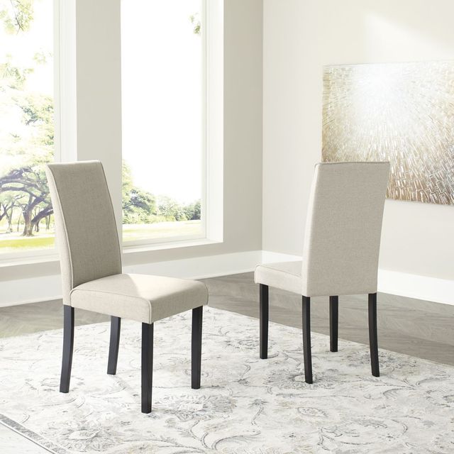 Signature Design by Ashley® Kimonte 2-Piece Beige Dining Side Chair Set-2