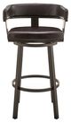 Armen Living Lorin Chocolate 30" Swivel Bar Stool-1