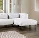 Furniture of America® Paderborn Light Gray Sectional with Right Chaise-1