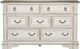 Liberty Furniture Abbey Park Antique White/Weathered Brown Dresser and Mirror-3