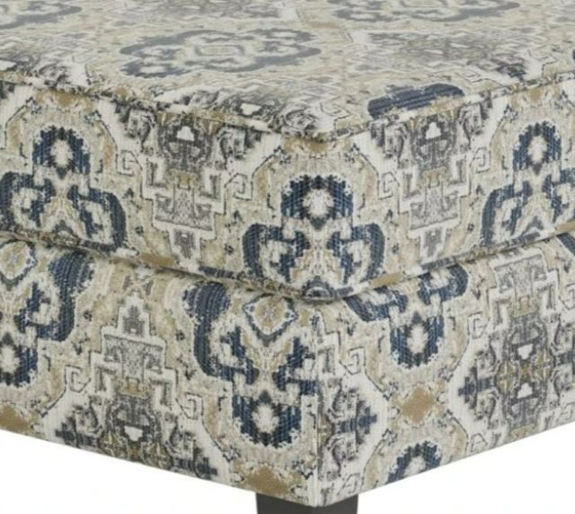 Fusion Furniture Plumley Bisque Chalupnik Storm Gray Ottoman-1