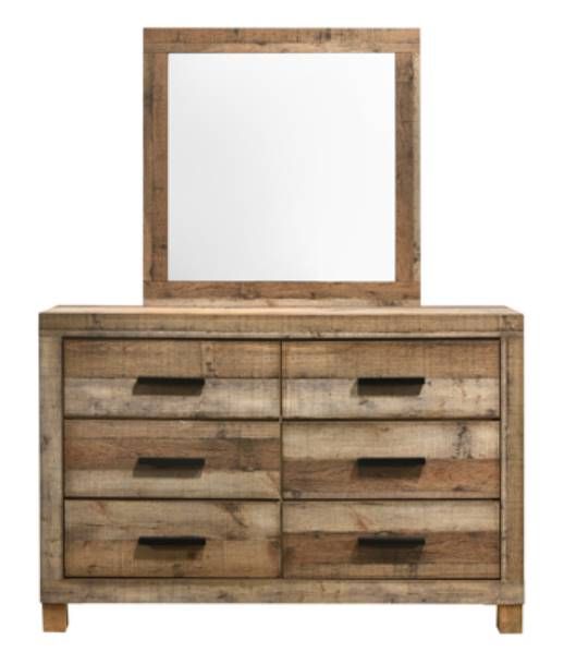 American Wholesale Furniture Salt Creek Rustic Sand Dresser-2
