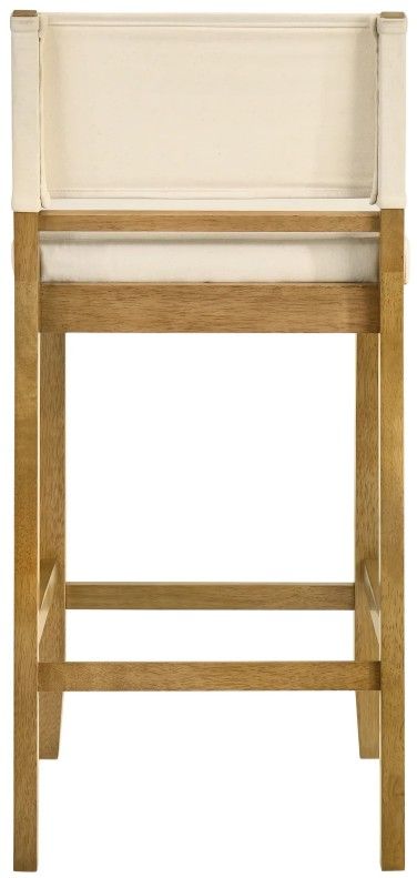Armen Living Yaneli 4-Piece Amber Glow/White Barstool Set-4
