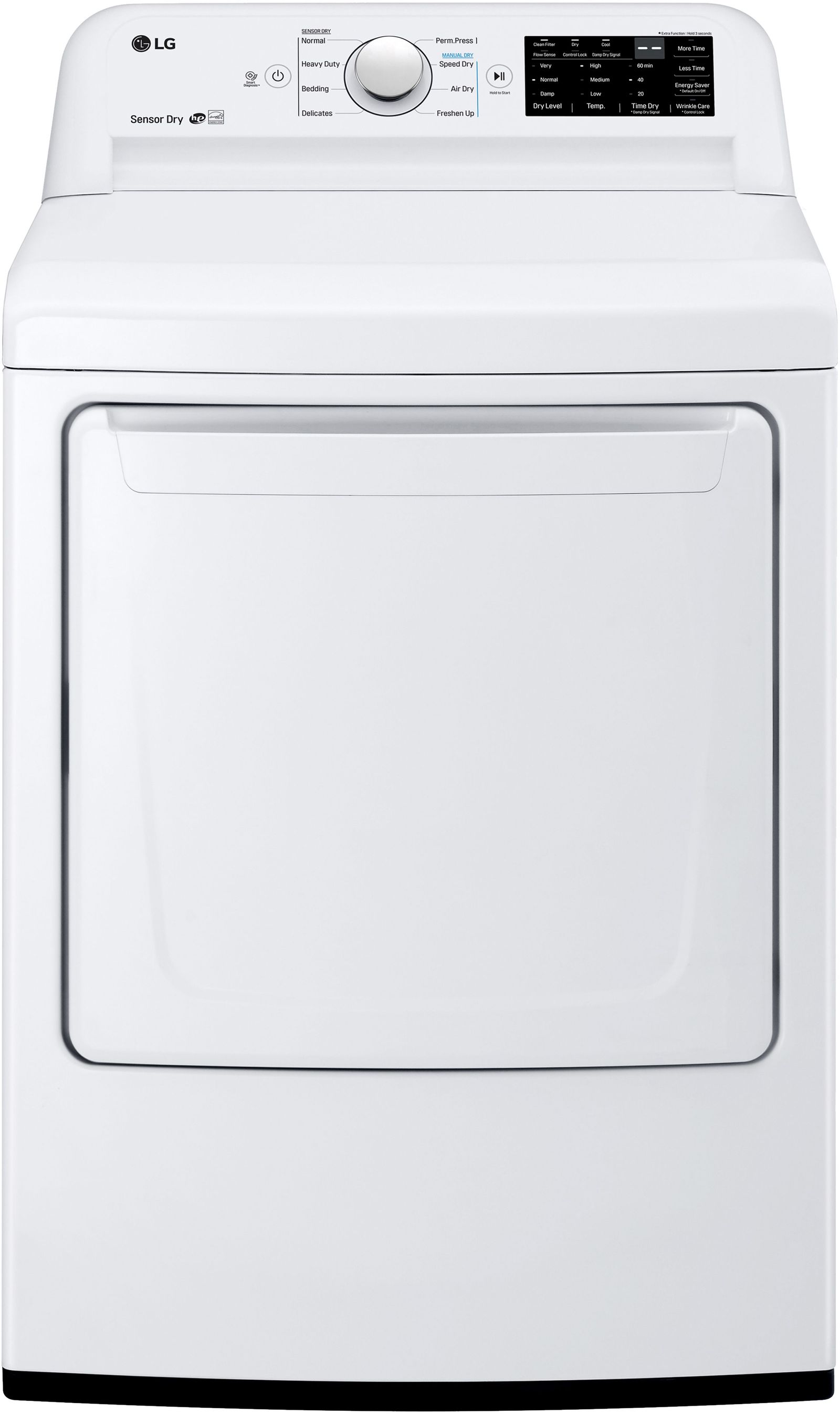 LG 7.3 Cu. Ft. White Electric Dryer