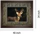 Classy Living Tony Campbell Double Matted White Tail Buck Wall Art-2