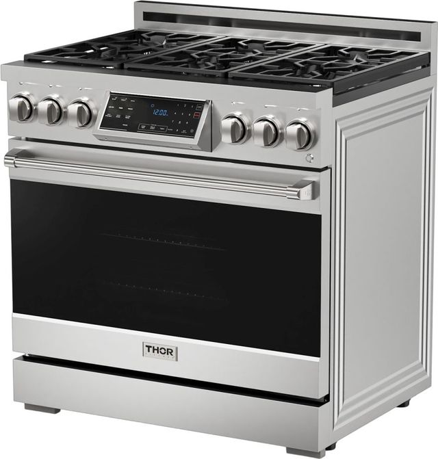Thor Kitchen® Gordon Ramsay Series 36" Stainless Steel Pro Style Gas Range-2