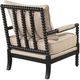 Coaster® Blanchett Beige/Black Upholstered Bobbin Accent Chair-4