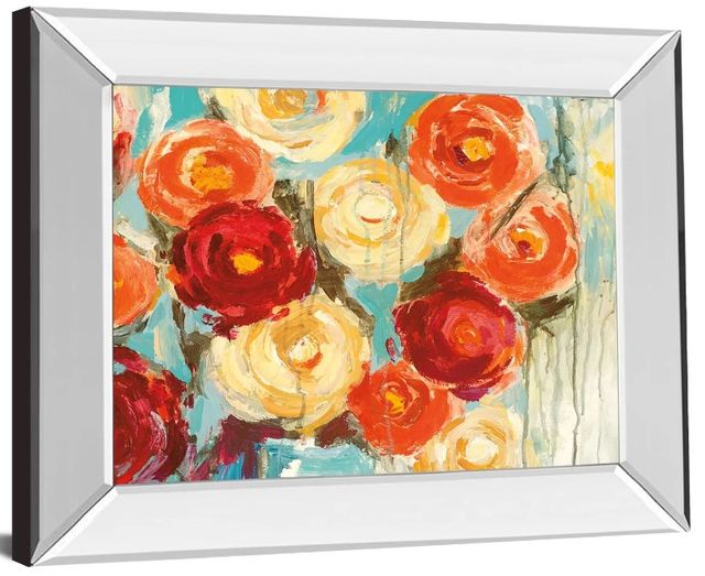 Classy Art Sunlit Blooms by Pasion Mirror Framed Wall Art-0