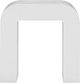 TOV Furniture Hump White Arched Side Table-3
