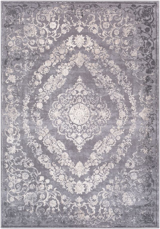 Surya Tibetan Charcoal 5'x8' Area Rug-0