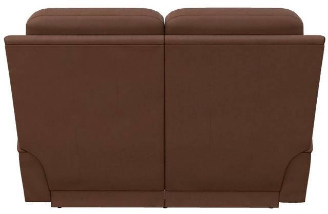 La-Z-Boy® Greyson Caramel Leather Power Reclining Loveseat with Headrest and Lumbar-3