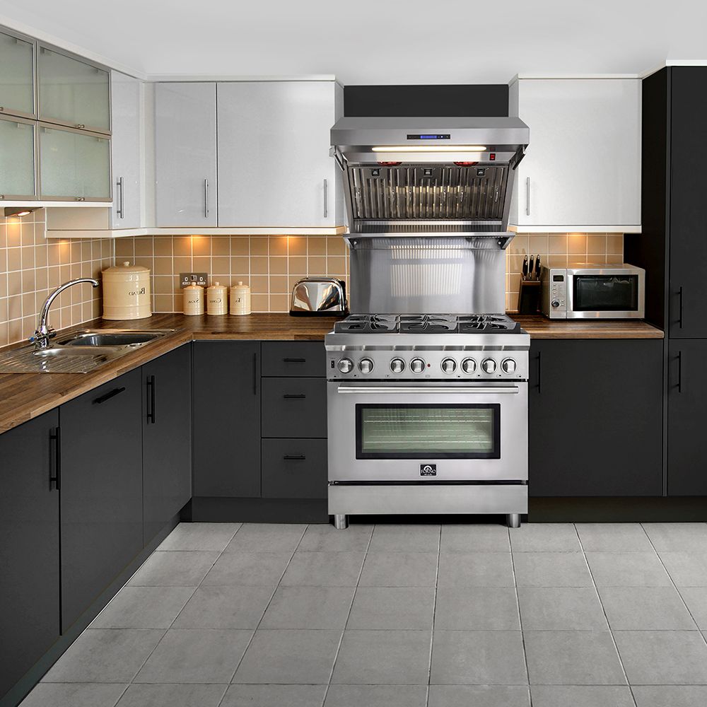 Forno Alta Qualita Wall Mount Range Hood - Thumbnail 5