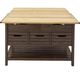 YHD Ethel Rustic Sandblast Kitchen Island-4