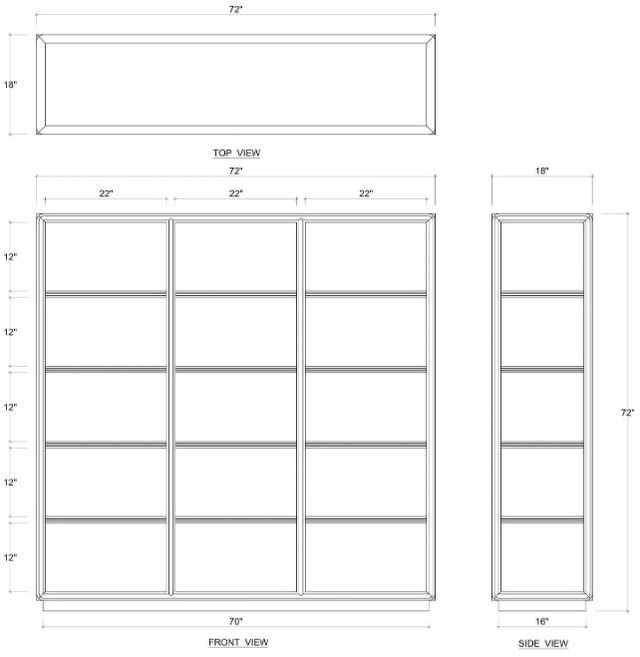 Bramble Customizable Cohan Bookshelf-1