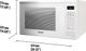 Panasonic® Genius® 1.3 Cu. Ft. White Countertop Microwave-2