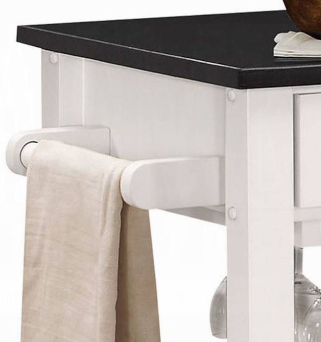 ACME Furniture Ottawa Black/White Kitchen Cart-3