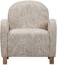 Bassett Mirror Willow Khaki Swirl Accent Chair-1