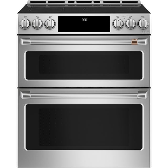 Cuisinière à induction encastrée de 30 po Café™ de 6.7 pi³ avec friture à air - Acier inoxydable