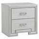 Furniture of America® Basilone Rustic White Nightstand-0