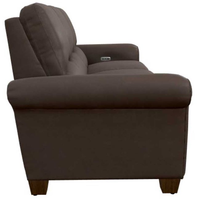 La-Z-Boy® Clybourn Cognac Leather Power Reclining Sofa with Headrest-3