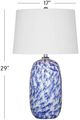 Bassett Mirror Mila Blue/Cream Table Lamp-3