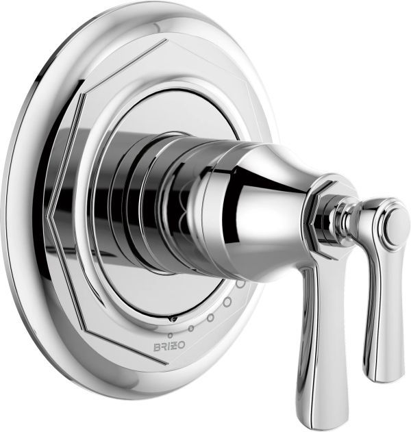 Brizo Rook® Polished Chrome TempAssure Thermostatic Valve Trim-0