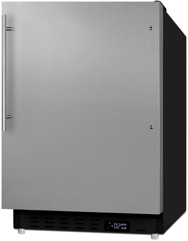 Summit® 20" 2.7 Cu. Ft. Stainless Steel Built Undercounter Freezer-3