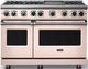 Viking® 7 Series 48" Blush Pro Style Gas Range with Griddle-2
