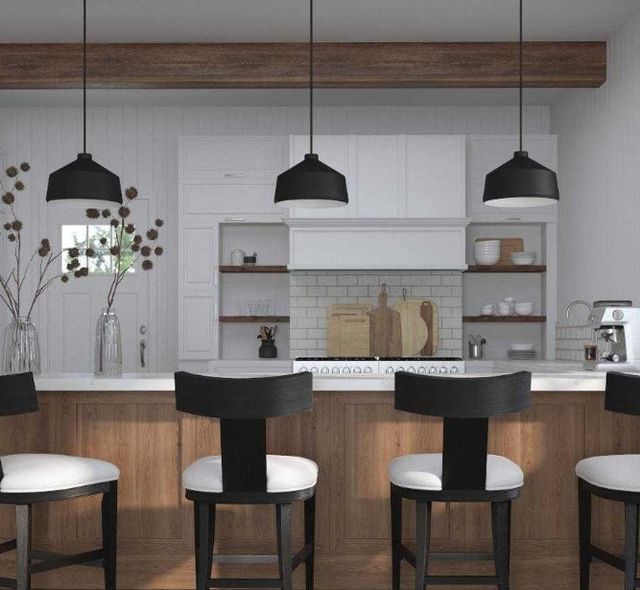 Uttermost® Holgate Black Pendant Light-1
