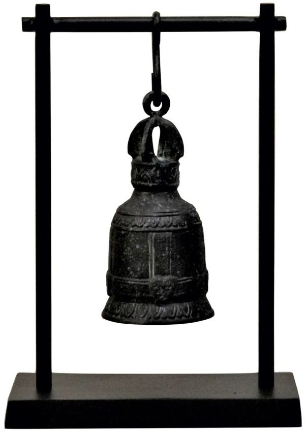 Harp & Finial® Gola Matte Verdigris Small Antique Bell-0