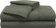BEDGEAR® Flannel Performance® 4-Piece Forest Green Split King/Split California King Sheet Set-0