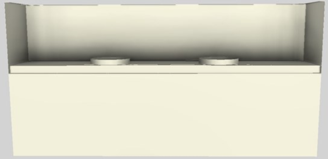 Vent-A-Hood® 60" Biscuit Wall Mounted Range Hood-4