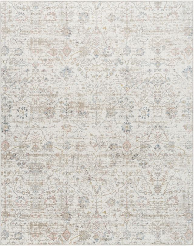 Surya Lavadora Brown/Ivory 5'x7' Area Rug-0