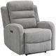 American Wholesale Furniture Avanti Gray Power Recliner with Headrest-0