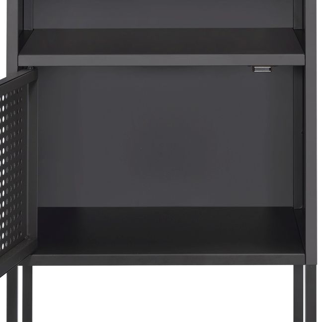Elements International Ember Gray Nightstand-4