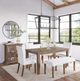 Jofran Inc. Eastern Tides 6-Piece ET Brushed Bisque/White Dining Set-0