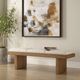 Uttermost® Haden Ivory Upholstery Bench-1