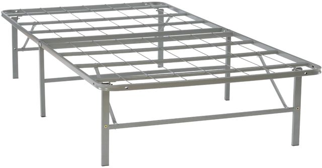 Powell® Dark Pewter Twin Folding Platform Mattress Base-0