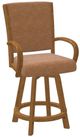 Chromcraft Customizable Camryn Swivel Bar Height Dining Stool-0