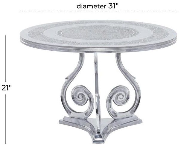 Deco Marche Silver Coffee Table-3