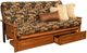 Kodiak Furniture Monterey Barbados/Peter's Cabin Full Storage Futon with Mattress-0