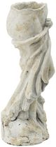 A & B Home Off White 15" Classical Greek Standing Planter-2