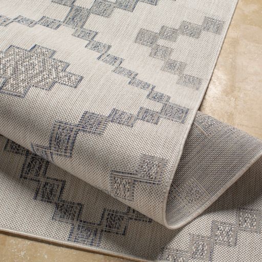 Surya Tuareg Blue/Off-White 8'x10' Area Rug-2