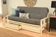 Kodiak Furniture Monterey Marmont Thunder/Antique White Full Storage Futon with Mattress-1