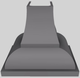 Vent-A-Hood® Designer Series 36" Gunsmoke Wall Mounted Range Hood-0