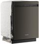 KitchenAid® 24" Black Ore Front Control Built-In Dishwasher with 40+ Total Wash Jets-2