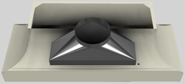 Vent-A-Hood® Designer Series 66" Biscuit Wall Mounted Range Hood-1