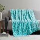 Olliix by Madison Park Ogee 1 Aqua Oversized Throw-1