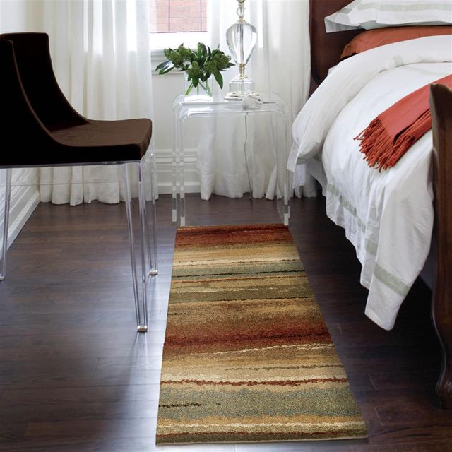 Orian Wild Weave Dusk To Dawn Multi 2'3" x 8' Rug-1
